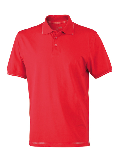 JN569 James+Nicholson Herren elastisches Polo