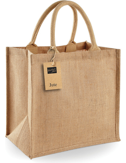 WM413 Westford Mill Jutetasche Einkaufstasche