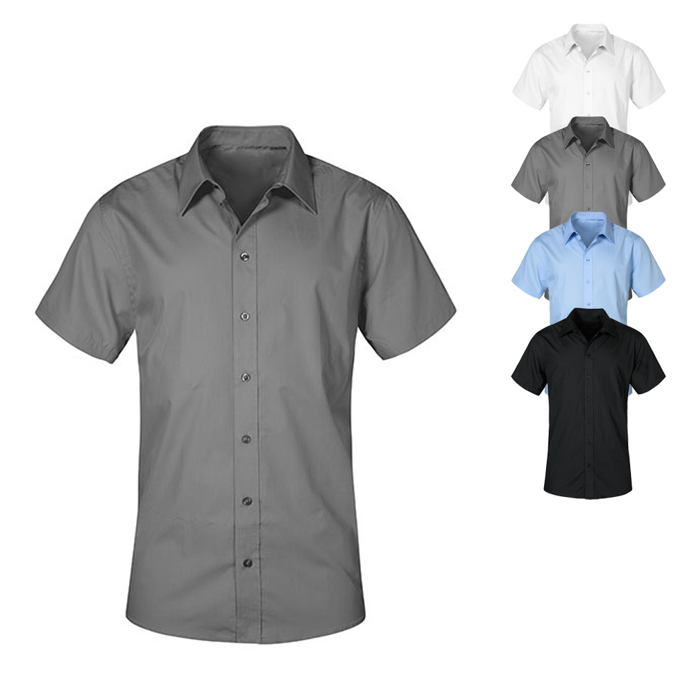 E6300 Promodoro Herren Poplin Hemd Kurzarm
