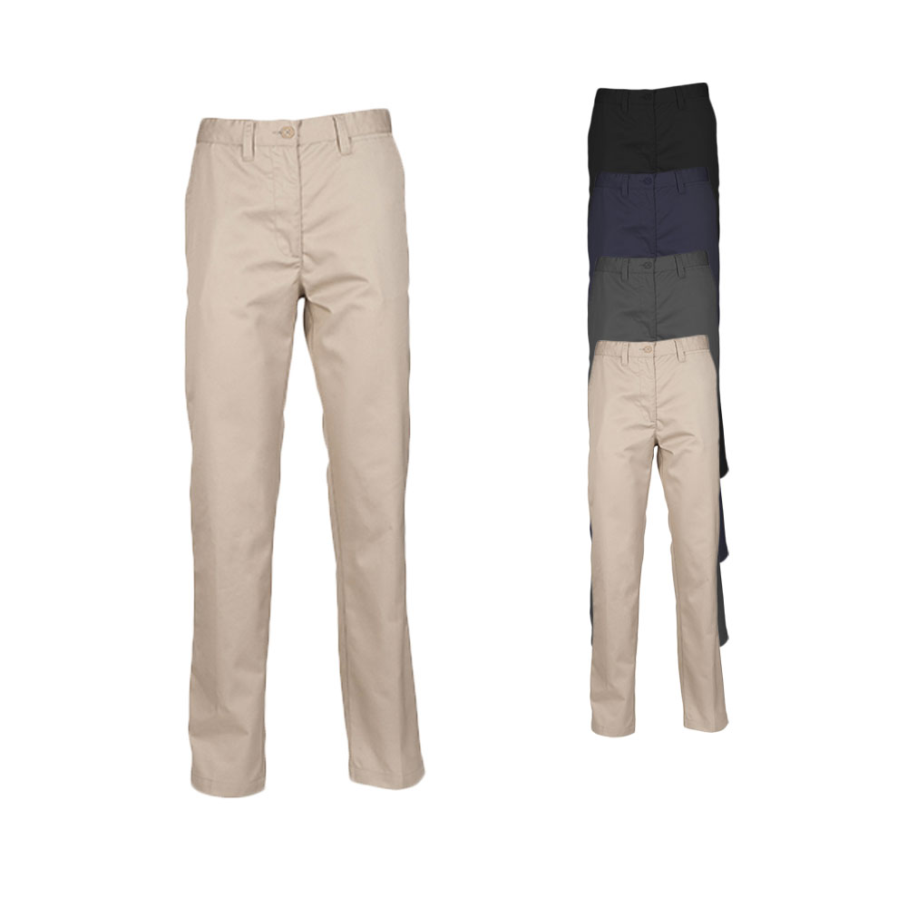 W641 Henbury Damen 65/35 Chinohose