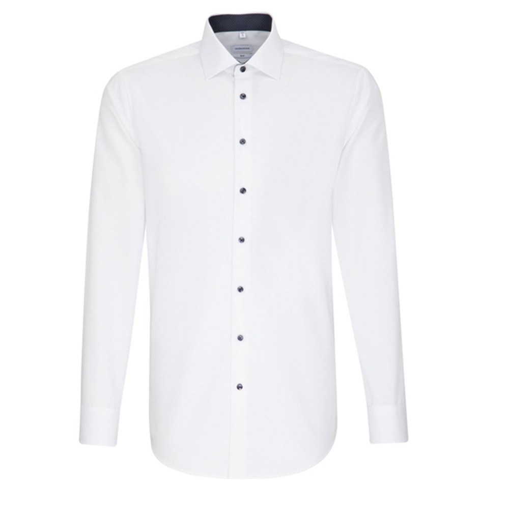 SN693690 Seidensticker Herren Hemd Poplin langarm körpernahe Passform