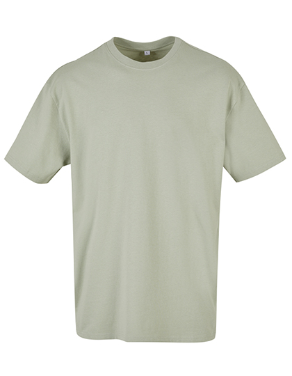 BY102 Build Your Brand schweres T-Shirt kurzarm Übergröße