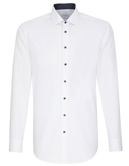 SN693690 Seidensticker Herren Hemd Poplin langarm körpernahe Passform