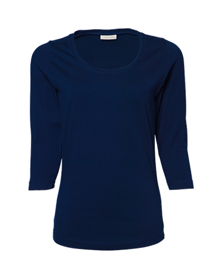 TJ460 Tee Jays Damen 3/4 Ärmel dehnbares T-Shirt