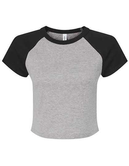 BL1201 Bella Damen Ripp Raglan T-Shirt