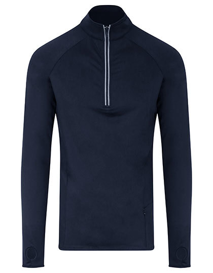 JC030 Just Cool Herren Oberteil mit halben Reißverschluss Sporttop