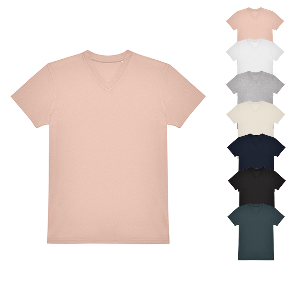 BCTU008 B&C BE INSPIRED #E150 V-Ausschnitt T-Shirt