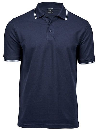 TJ1407 Tee Jays Luxus dehnbares Polo mit Streifen