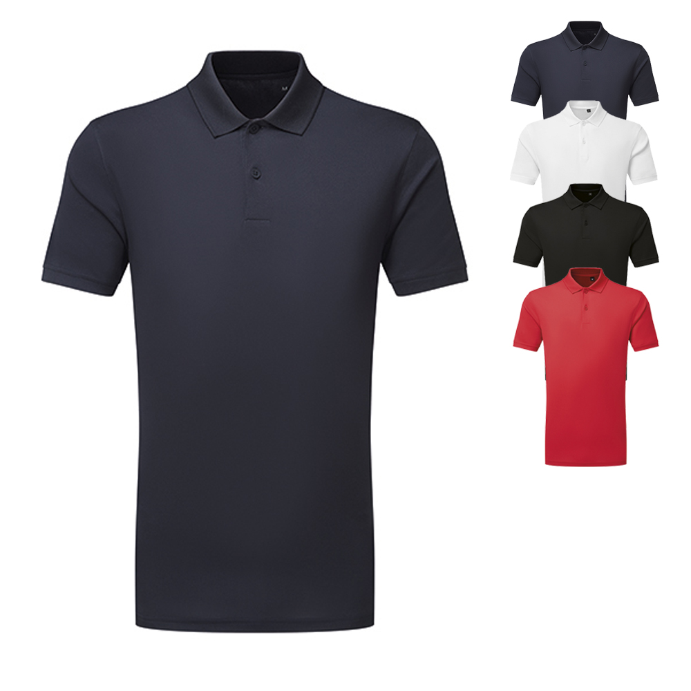 TR505 TriDri Herren Strukturiertes recyceltes Poloshirt