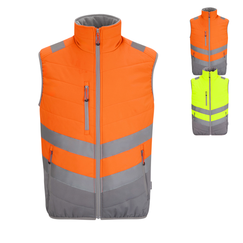 RG20200 Regatta High Visibility Hi-Vis 2-farbige Thermo Weste im Baffle-Design
