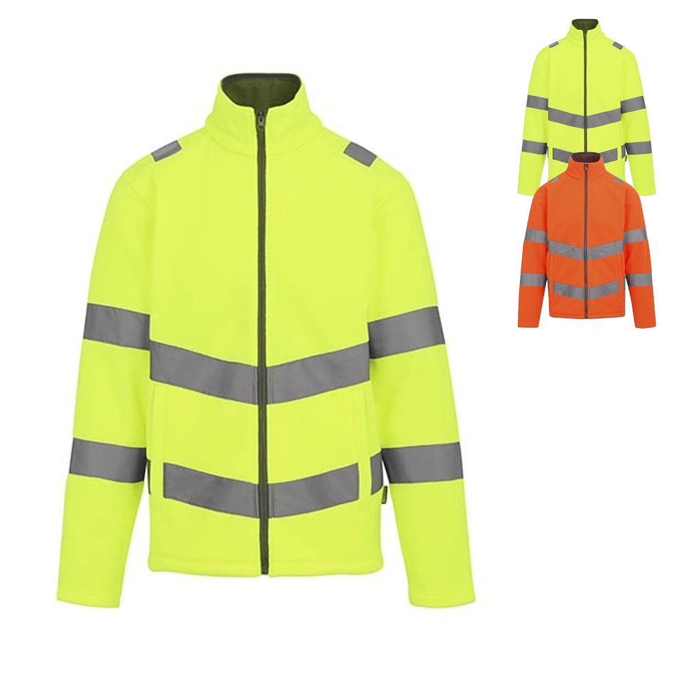 RG6480 Regatta Pro Contract Hi-Vis Thor Fleece Jacke hohe Sichtbarkeit