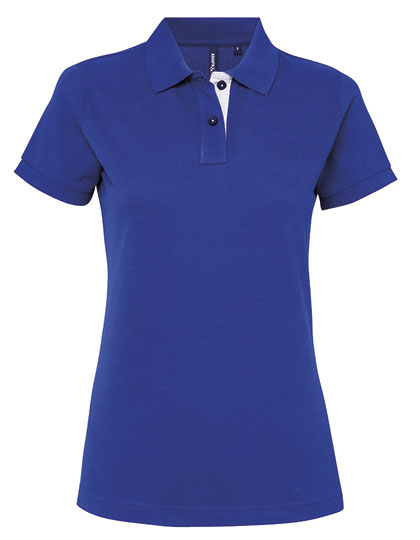 AQ022 Asquith & Fox Damen klassisches Polo Polshirt Kontrast