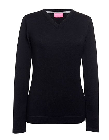 BR2307 Brook Taverner Damen Atlanta V-Ausschnitt Pullover