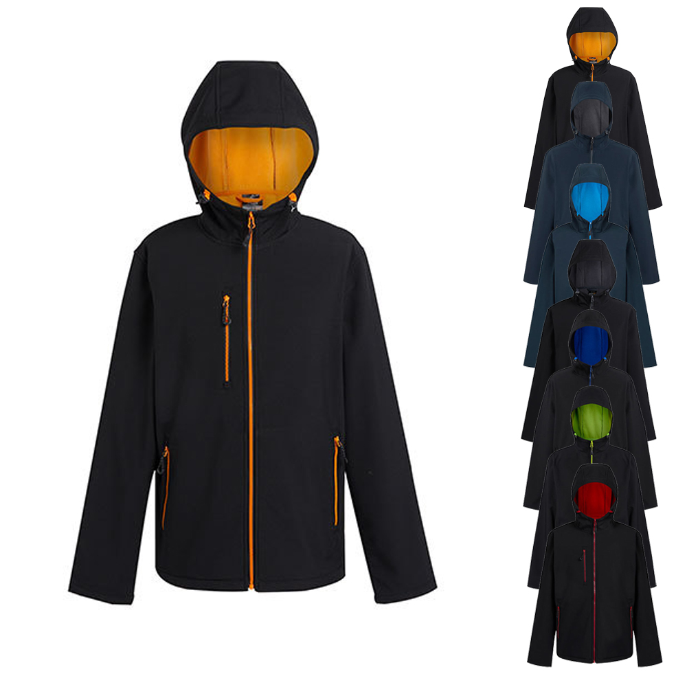 RG705 Regatta Professional Navigate 2-lagige Softshell Jacke mit Kapuze