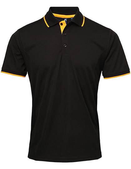 PW618 Premier Workwear Herren Kontrast Coolchecker® Polo