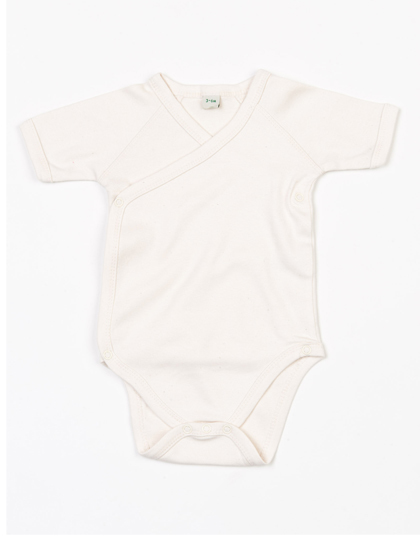 BZ05T Babybugz Baby Bio Kimono Bodyanzug kurzarm