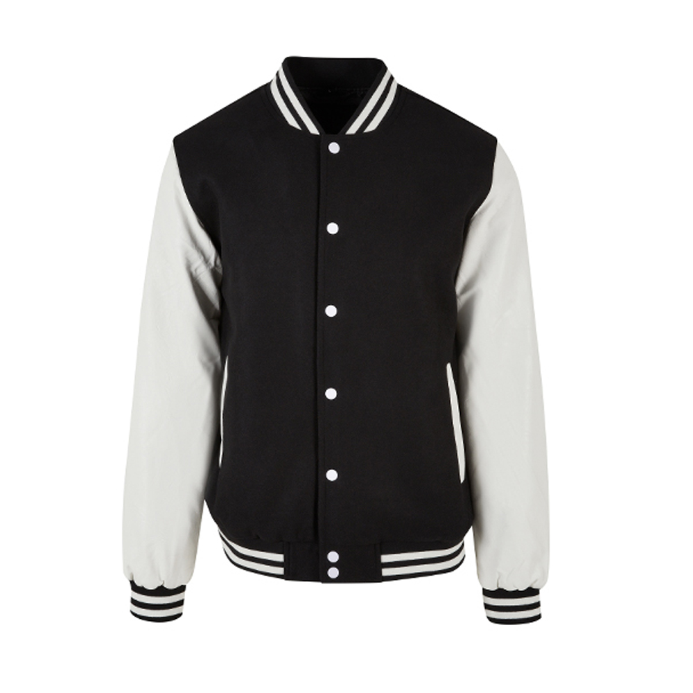BY269 Build Your Brand Baseball College Jacke