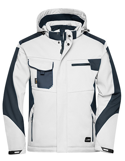JN824 James+Nicholson CRAFTSMEN Softshelljacke -STRONG-