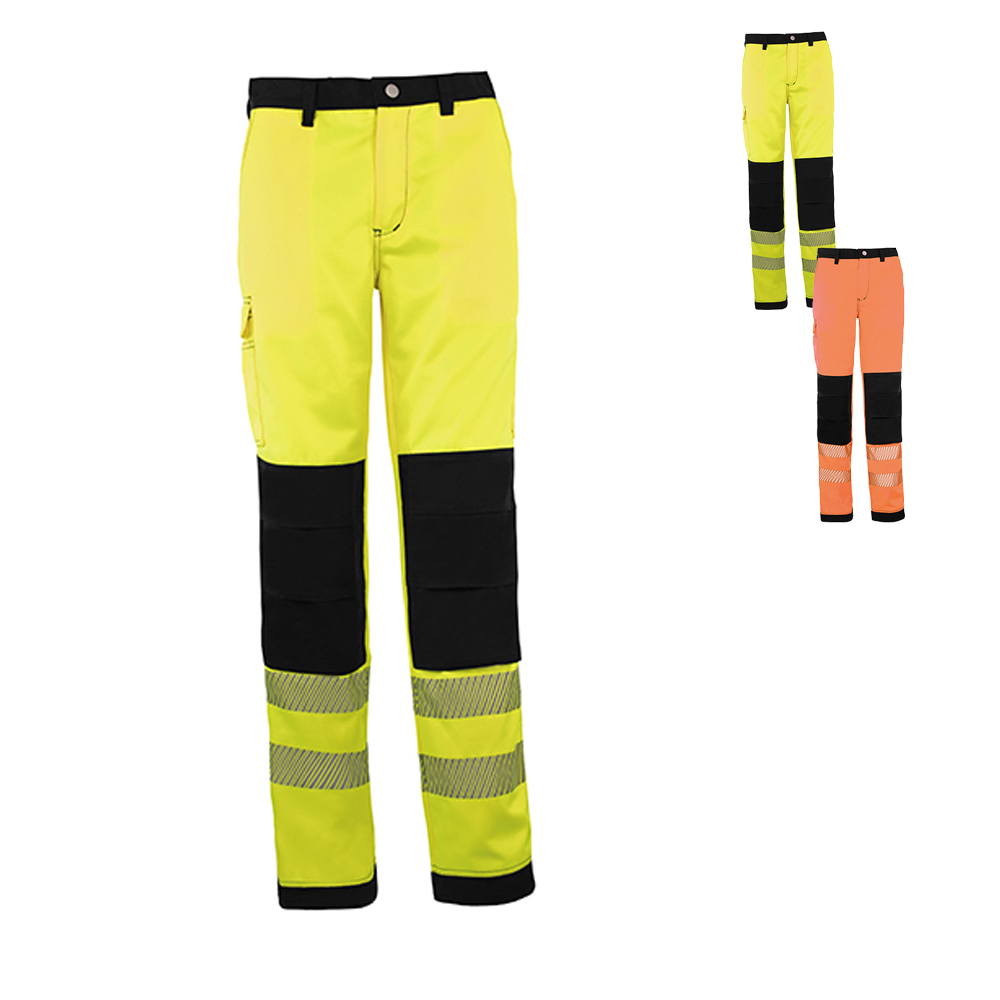KX1005 Korntex EOS Hi-Vis Arbeitskleidung Hosen mit bedruckbaren Flächen