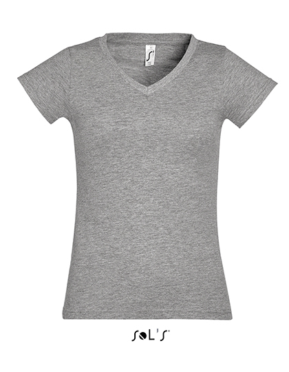 L156 SOL´S Damen V-Ausschnitt T-Shirt Moon