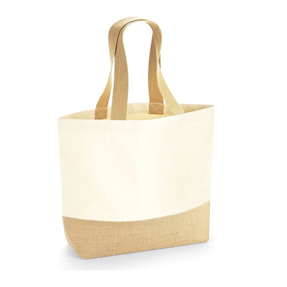 WM451 Westford Mill Jutetasche Einkaufstasche
