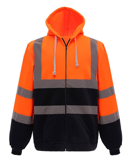 YK07 YOKO Hi-Vis hochsichtbare Kapuzenjacke