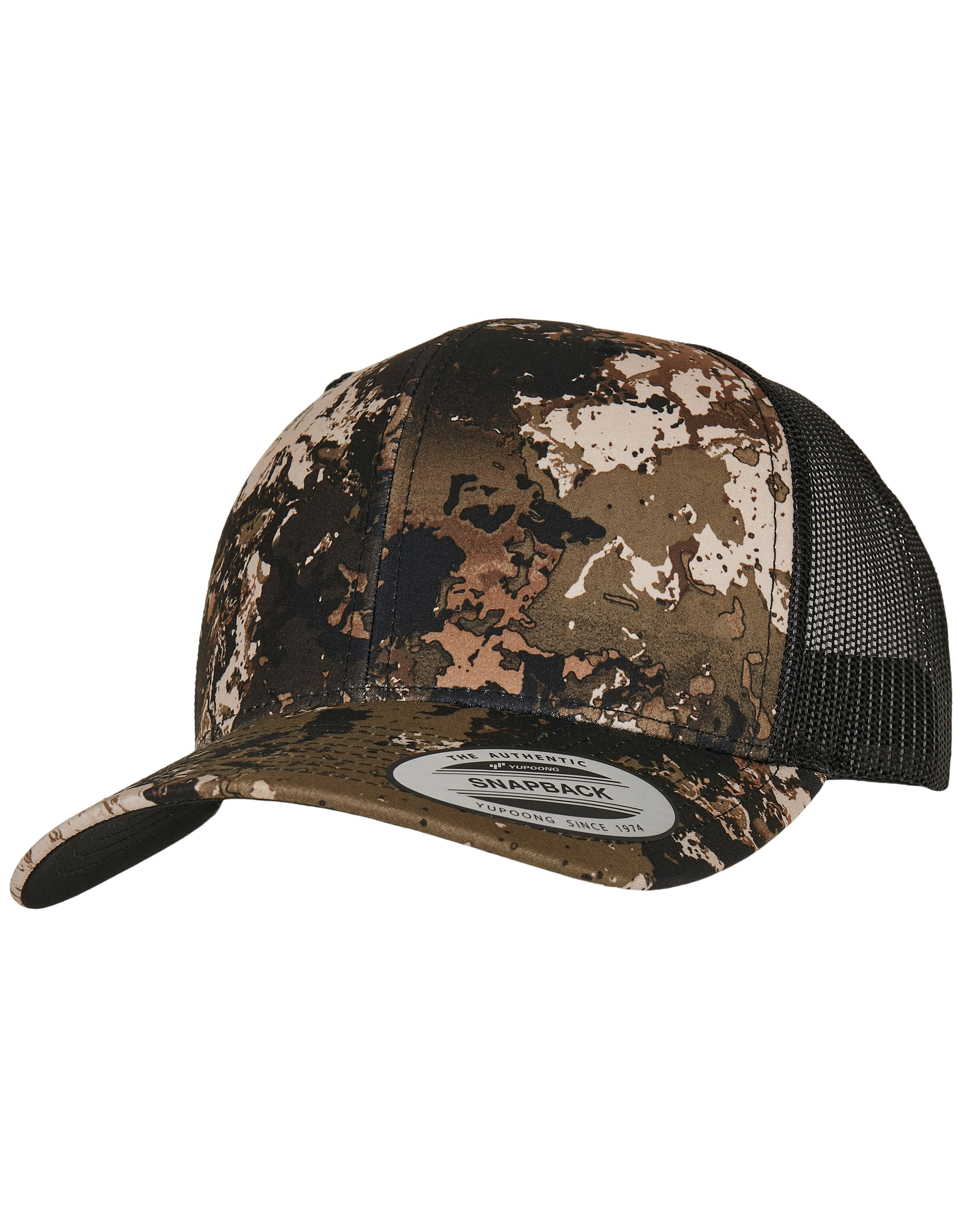 FX6606VC FLEXFIT YP Classics® Veil Camo™ Muster Retro Trucker Kappe