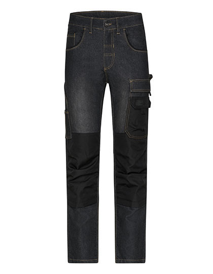 JN875 James+Nicholson Arbeitskleidung Stretch-Jeans Hose