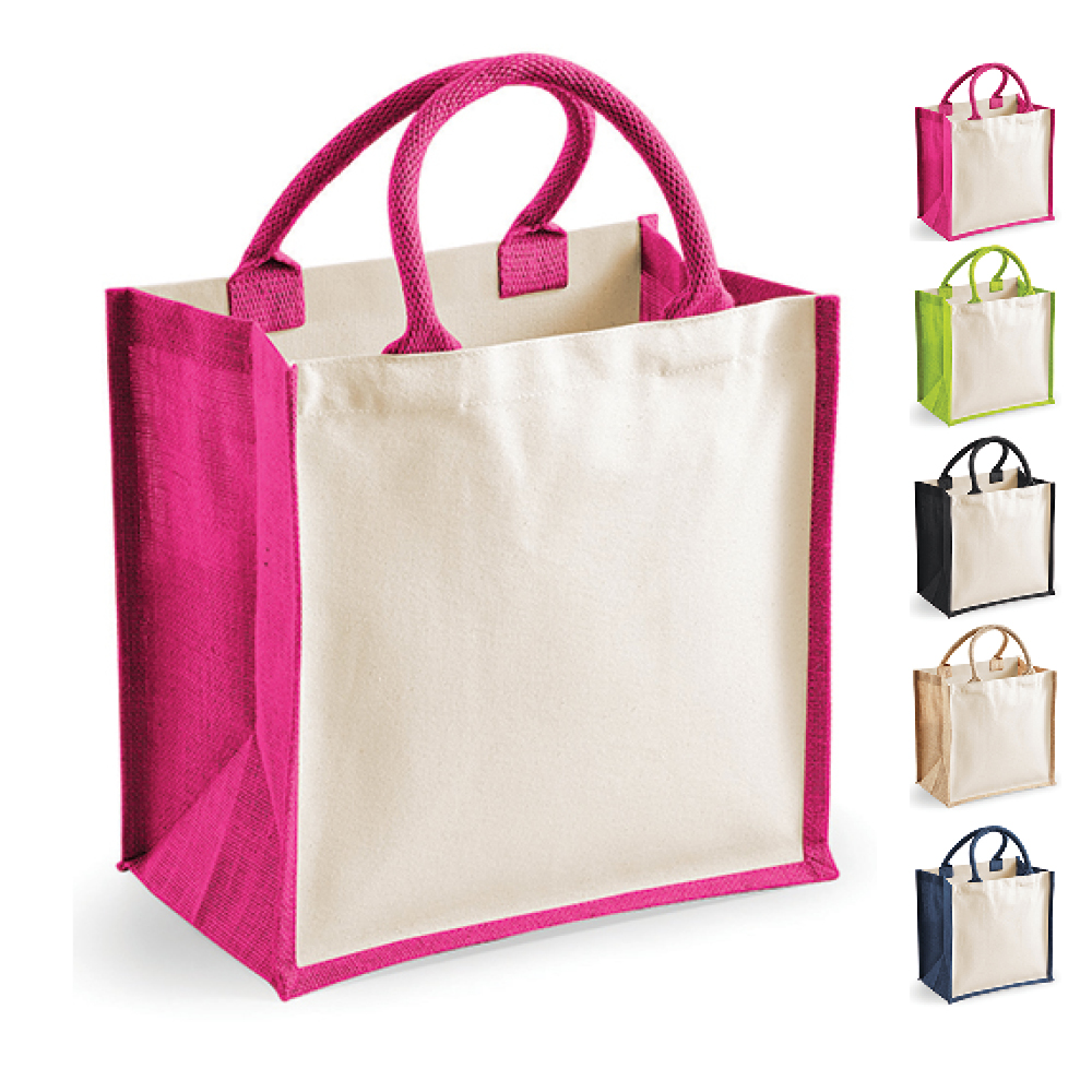 WM421 Westford Mill Jutetasche zum Bedrucken