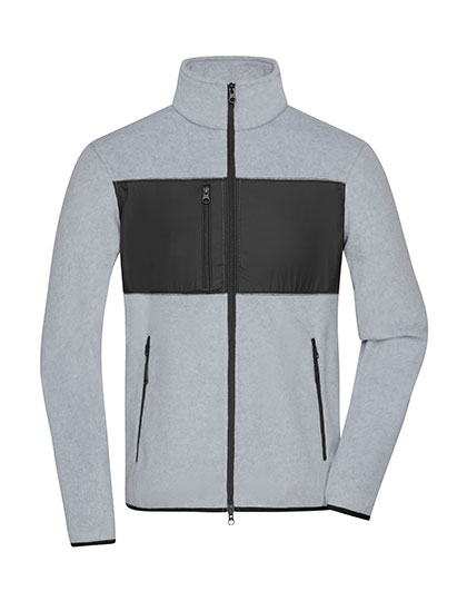 JN1312 James&Nicholson Herren Fleece Jacke
