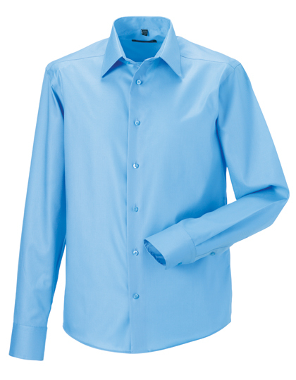 Z958 Russell Collection Bügelfreies tailliertes Hemd Langarm