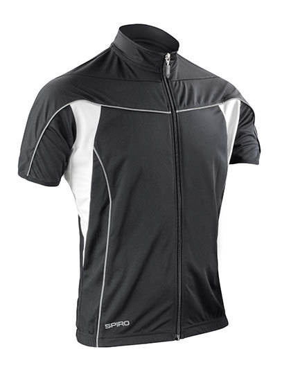 RT188M SPIRO Herren Fahrradkleidung Performance-Trainingsjacke atmungsaktiv kurzarm