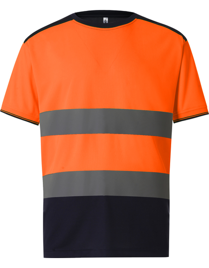 YK400 YOKO Hi-Vis hochsichtbares zweifarbiges T-Shirt