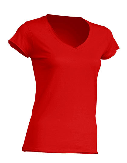 JHK271 JHK Damen V-Ausschnitt T-Shirt SICILIA