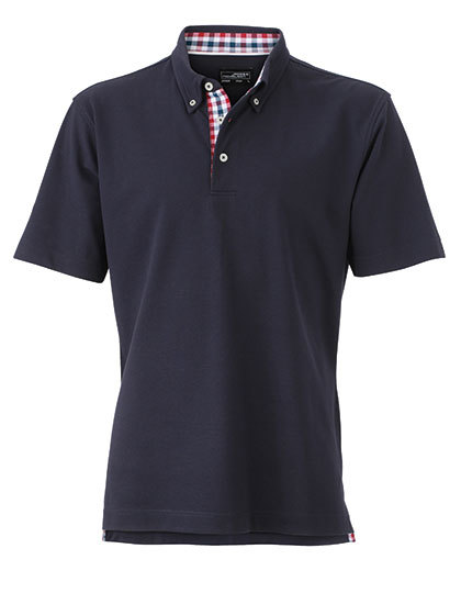 JN964 James+Nicholson Herren einfaches Polo kurzarm