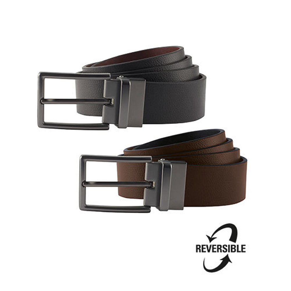 AQ904 Asquith & Fox Herren Ledergürtel Wendedesign