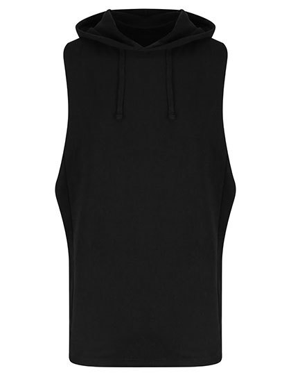 JC053 Just Cool Herren Ärmelloser Muskel-Kapuzenpullover