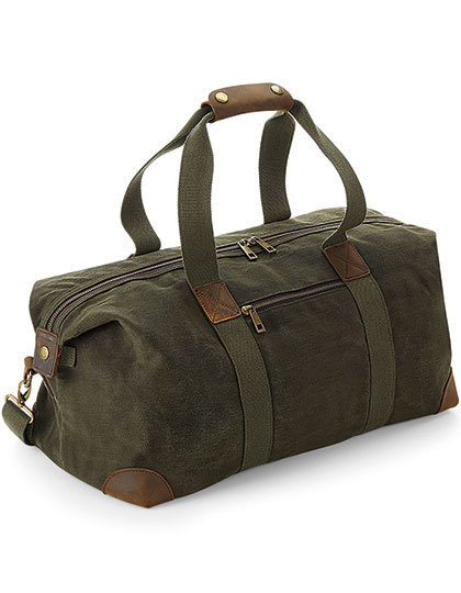 QD650 Quadra HERITAGE gewachste Baumwoll-Canvas Reisetasche QD650 Quadra HERITAGE gewachste Baumwoll-Canvas Reisetasche