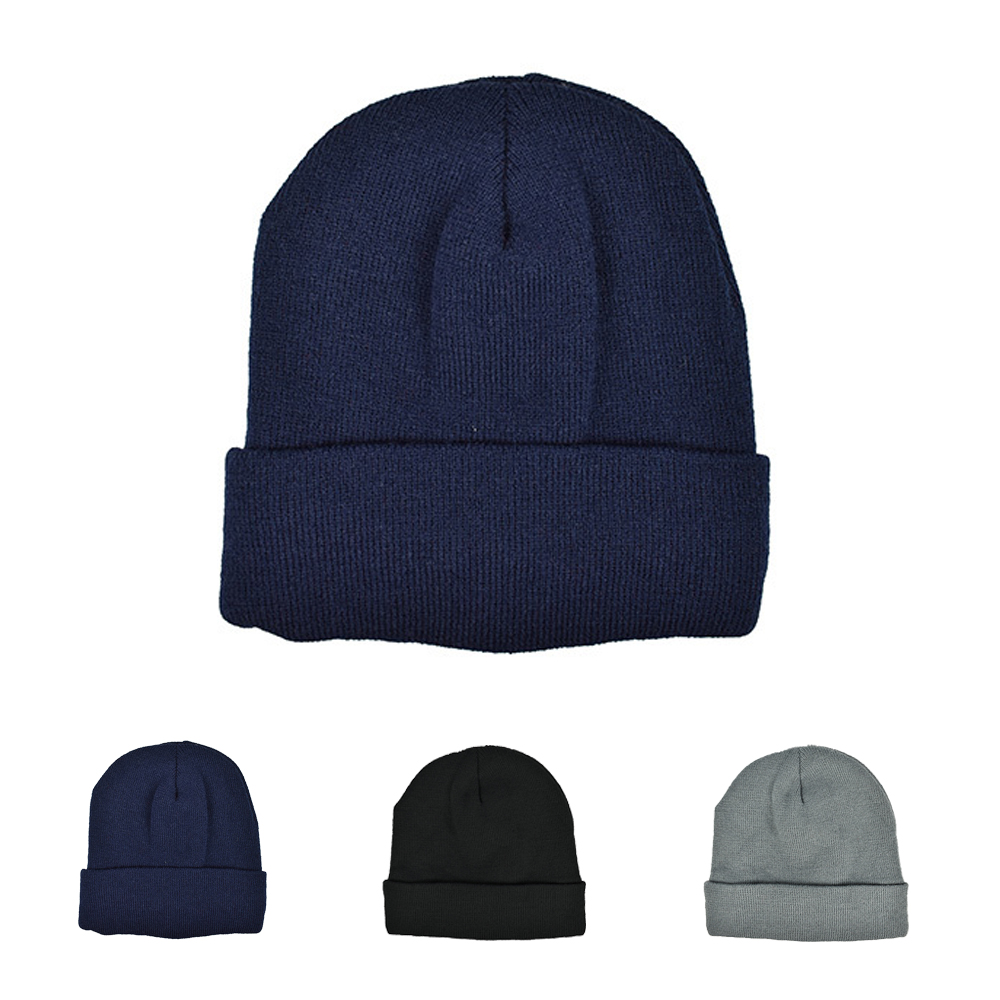 C1454 L-merch Strickmütze mit Fleece