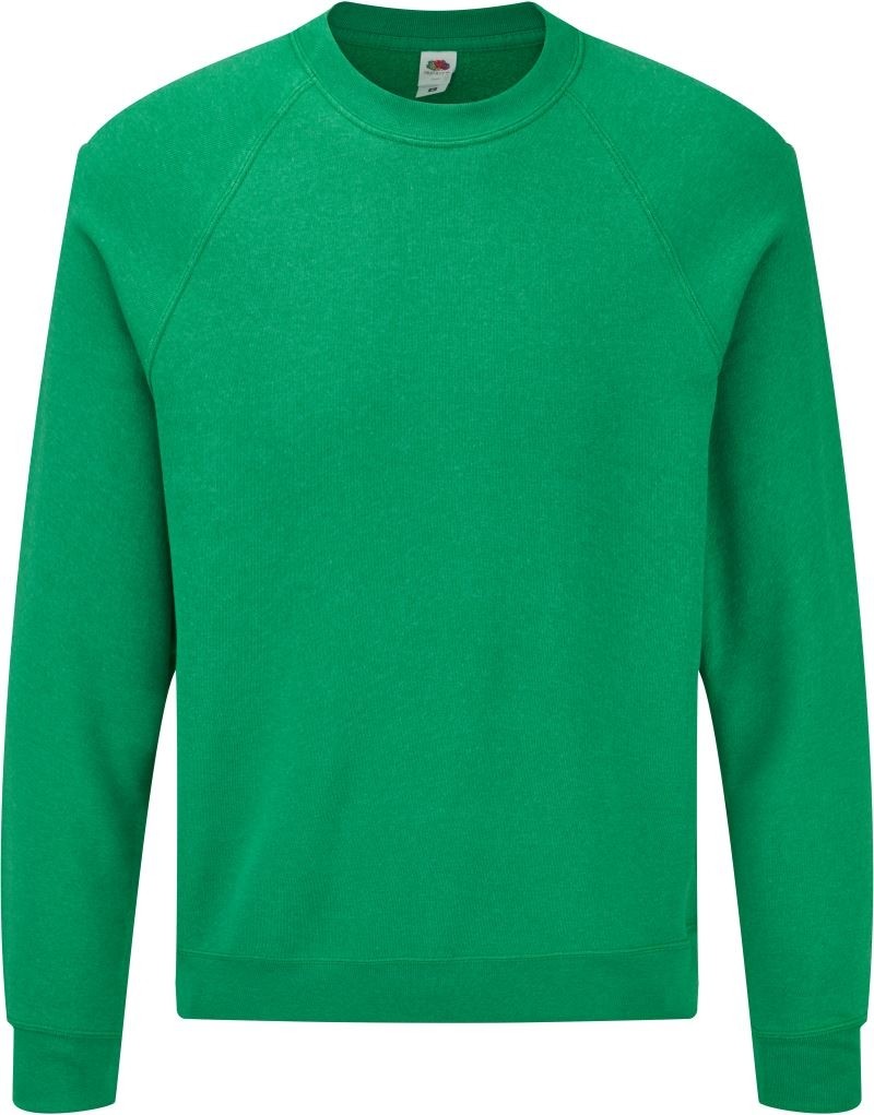 Fruit of the Loom Raglan Sweatshirt Pullover Raglan