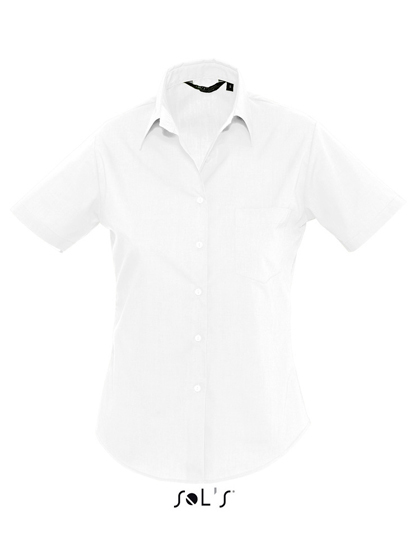 L620 SOL´S Popeline-Kurzarmbluse Bluse Escape