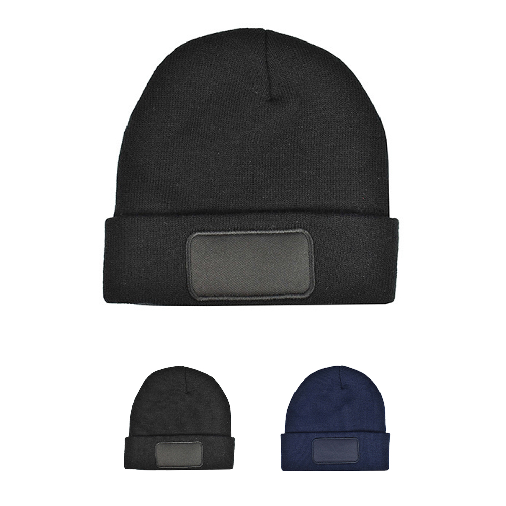 C1451 L-merch Strickmütze mit Druckfenster