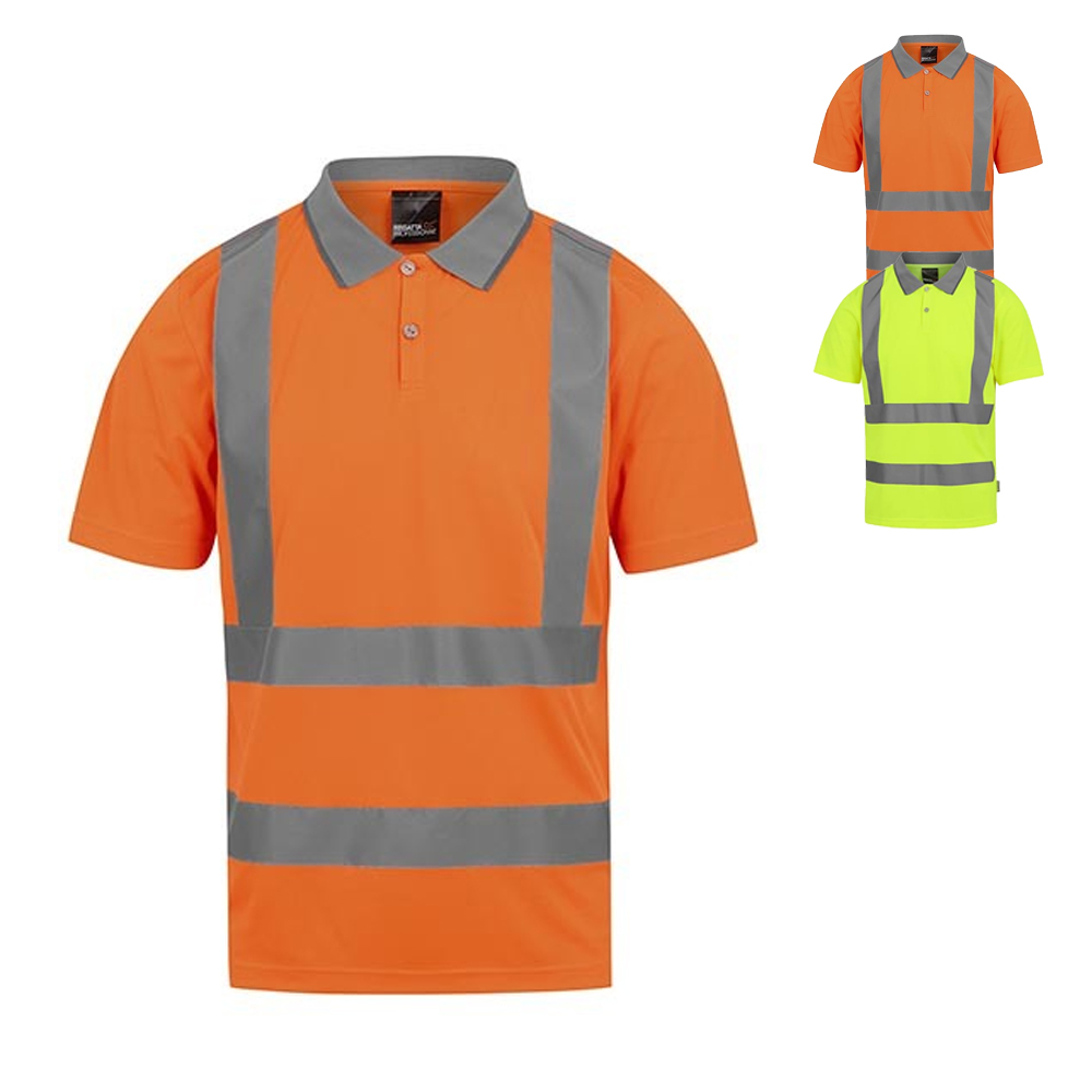 RG271 Regatta Pro Contract Hi-Vis Polo Shirt hohe Sichtbarkeit