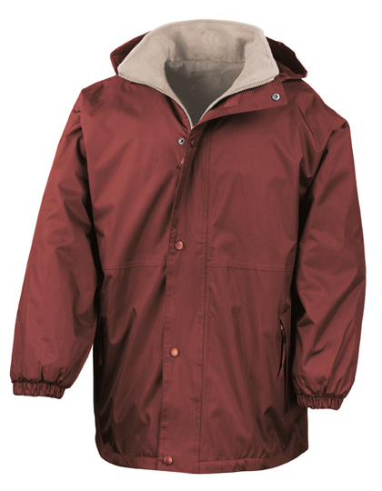 RT160A Result Wendbare Jacke mit Sturmpatte und Nietenverschluss