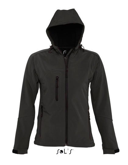 L849 SOL´S Damen Softshell Kapuzenjacke Replay