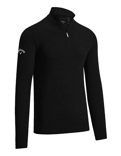 CW351 Callaway Herren 1/4 Reißverschluss Merino Pullover