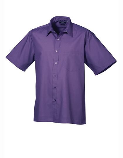 PW202 Premier Workwear Poplin kurzarm Hemd (Herrenhemd/Kurzarm)