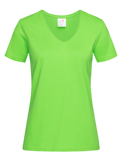S279 Stedman® Komfort T-Shirt V-Ausschnitt kurzarm Damen
