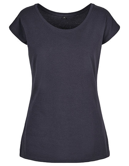 BYBB013 Build Your Brand Basic Damen T-Shirt mit weitem Hals
