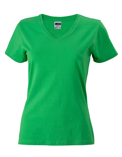 JN972 James+Nicholson Damen V-Ausschnitt T-Shirt kurzarm schlanke Passform JN972 James+Nicholson Damen V-Ausschnitt T-Shirt kurzarm schlanke Passform